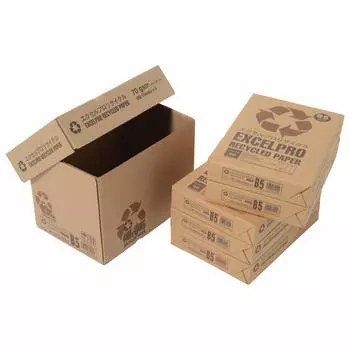 APP Переработанная копировальная бумага Excel Pro Recycle B5 Белизна Переработанная бумага Экологичный закон о закупках Комплексная оценочная стоимость 80 Толщина бумаги 2500