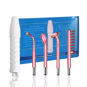 Аппарат Дарсонваль, высокочастотный аппарат для лица, инструмент для удаления морщин, прыщей, красота кожи, спа, электротерапия, палочка, стекло Дарсонваль EU Plug