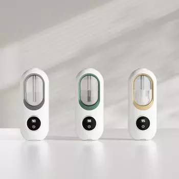 Аппарат для ароматерапии с ЖК-дисплеем, освежитель воздуха, автоматический распылитель, диффузор духов с эфирными маслами, дезодорант для туалета в гостиной серый