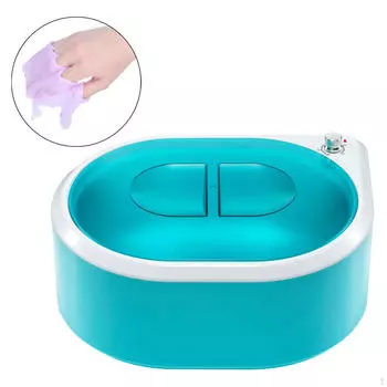 Аппарат для парафинового воска для рук и ног, смягчает, регулируемый температурный увлажняющий нагреватель зелёный