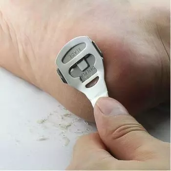 Аппарат для педикюра для ухода за ногами, резак для жесткой кожи, бритва для удаления кутикулы, 10 инструментов для кукурузных лезвий белый