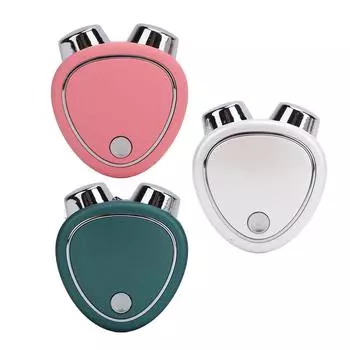 Аппарат для подтяжки кожи лица, уменьшение отеков, удаление морщин, USB перезаряжаемый микротоковый аппарат для красоты лица White