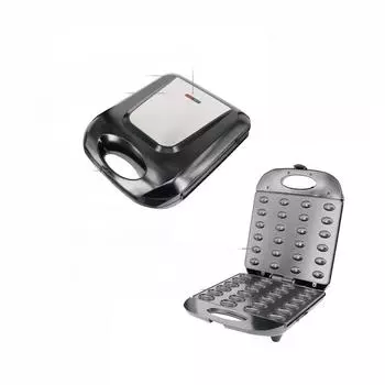 Аппарат для приготовления орехов 1 шт., жаровня для закусок из арахиса, лесного ореха, кедровых орехов, 24 отверстия, антипригарная сковорода для приготовления домашних завтраков