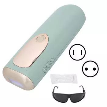 Аппарат для удаления волос IPL на теле и подмышках, безболезненный профессиональный аппарат для удаления волос, светло-зеленый 110240 В US Plug