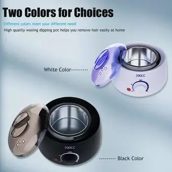 Аппарат для удаления волос с помощью воска Нагреватель для воска и набор бобов для депиляции Эпилятор для депиляции Ванночка для плавления воска Нагреватель для парафина Нагревательная машина CHINA