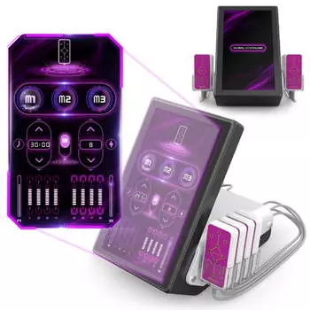 Аппарат Ouwald LaserFat Lipo BodySlimming мощностью 650 МВт с 8 светодиодными подушечками для живота, талии, рук, ног, 15,6-дюймовым сенсорным экраном для удаления целлюлита и красоты