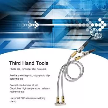 Аппаратные средства Помощники Помощники Сварка Инструмент третьей руки Регулируемый для ремонта электроники Сборка Дуплекс Инструмент третьей руки
