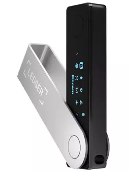 Аппаратный криптокошелек Ledger Nano X Bluetooth Лучший способ безопасного управления и приумножения всех ваших криптоактивов - купить, (Оникс Черный) чёрный