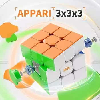 Appari 3x3 скорости микропривод куб сердечник магниты Professional Cubo Magico игрушка-головоломка для детей подарочная игрушка