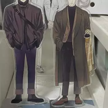 Appi Artist Exhibition Mofun Fragrance Girl Goods Jugi-ran Baek Seon-kyung Акриловая подставка Набор из 2 шт.