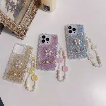 Apple 14 Promax, 12, 11, 13, XS flower, 8, блестящий браслет, чехол для телефона своими руками. Apple 12 Pro Max