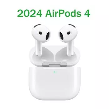 Apple 2024 AirPods 4 No Noise Cancellation белый