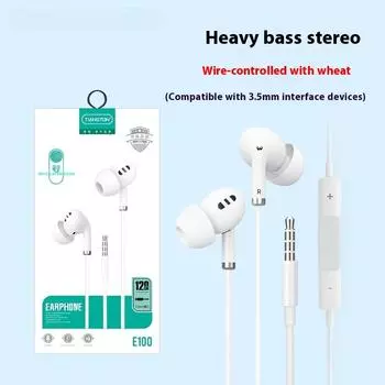 Apple Android Мобильный телефон Компьютер 3.5/Type-C Внутриканальные проводные наушники Наушники для звонков