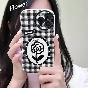 Apple iPhone 14 Pro Max Floral Case with Air Cushion, Compatible with New Huawei 10/12 iPhone XS Max