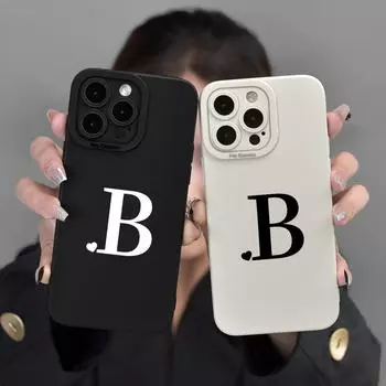 Apple iPhone 15 Case: Big B Heart Full Lens Protective Cover, Wear-Resistant & Drop-Resistant iPhone 15 Plus чёрный