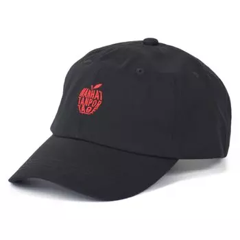 Apple Logo Cap Hat Baseball Cap Logo Cap [Manhattan Portage] (011 Black)