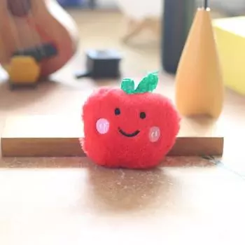 Apple Plush Avocado Keychain Super Soft Stuffed Toy Bag Gift For Kids Teens Apple