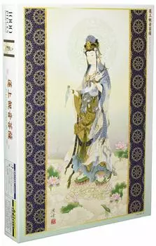 APPLEONE 1000 элементов пазла Каннон Бодхисаттва на лотосе (50x75cm)