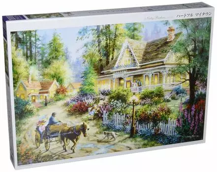 APPLEONE 1000 элементов пазла Nicky Boheme Heartful My Town 50 x 75 см Сделано в Японии 1000-852