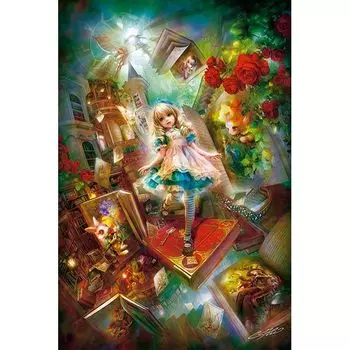 APPLEONE 1000 Piece Jigsaw Puzzle Alice Labyrinth (75x50cm)