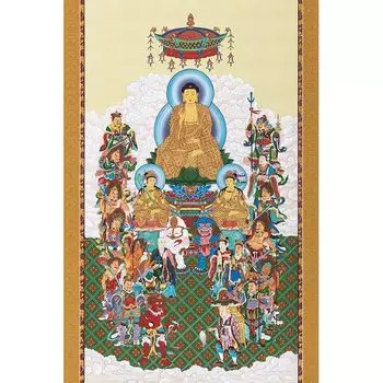 APPLEONE 1000 Piece Jigsaw Puzzle Sixteen Good Gods x (50 75cm)