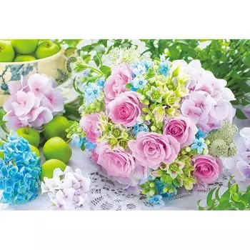 APPLEONE 300 элементов пазла Свежий букет Токимеки (26x38см)