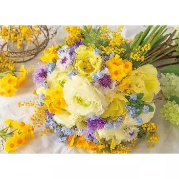 APPLEONE 500 Piece Jigsaw Puzzle Cheerful Bouquet of Happiness (53x38cm)