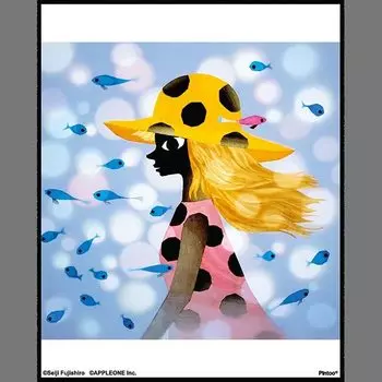 APPLEONE 80 Piece Jigsaw Puzzle Seiji Fujishiro Summer Fish [Glow Puzzle]