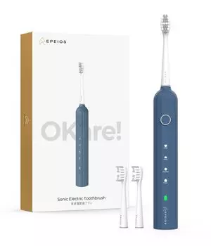 Appliance 2024 Последовательная премия «Лучшая покупка» Годы в зале электрических зубных щеток Epeios Sonic Toothbrush Sonic Toothbrush Electric 2 насадки IPX7