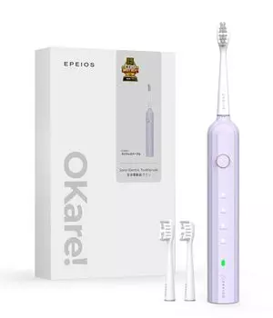 Appliance 2024 Последовательная премия «Лучшая покупка» Годы в зале электрических зубных щеток Epeios Sonic Toothbrush Sonic Toothbrush Electric 2 насадки IPX7