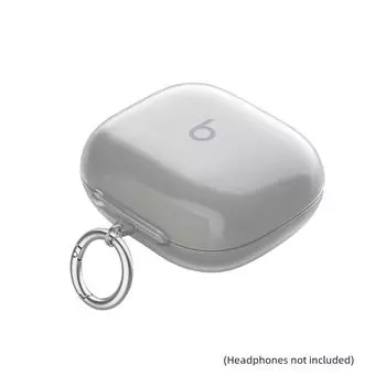 Applicable Magic Sound Beats Powerbeats Pro2 Transparent Earphone Protective Cover Split Earphone Shell with Hanging Buckle Beats Powerbeats Pro2 Transparency