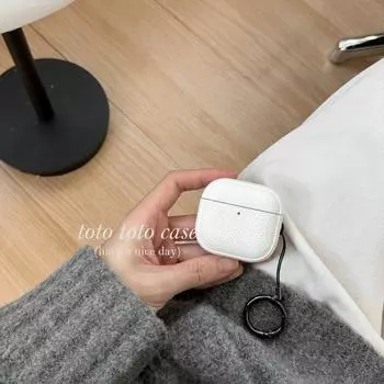 Applicable to Apple 2 Generation Pro Bluetooth Earphone Cover Earphone Sleeves Airpods3 Generation New Pendant Airpods2 Drop-Resistant Earphone Case Apple AirPods 2 White + hanging ring