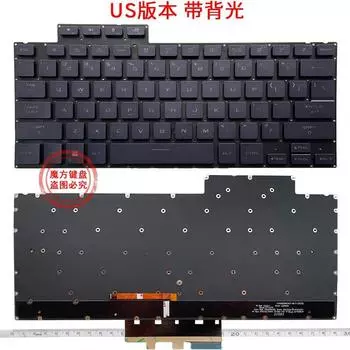 Applicable to Asus ASUS Zephyrus Magic 14 ROG G14 Keyboard Ga402/R/Rj/RK/Ru/X/XV GA402X GA402XV [New] (Black/with backlight)