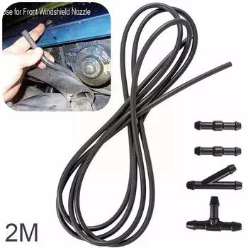 Applicable To Automobile Front Windshield Wiper Washer Water Kit Spray Pipe Water Nozzle Spray Pipe Connector X6H7