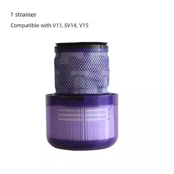 Applicable to Dyson Vacuum Cleaner V11 V15 Sv14 Accessories Rear Filter Screen Filter Core Filter 1 purple strainer