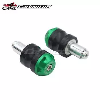 Applicable to Electrodeless Sr250gt Restoration Handle Plug Sr4max Sr150gt Handlebar Drop-Resistant Plug Accessories Green + aluminum alloy 196 g/pair
