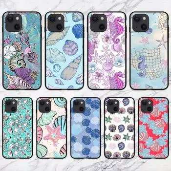 Applicable To IPhone16 Mobile Phone Case New Creative Shell Pattern Mobile Phone Case iPhone13