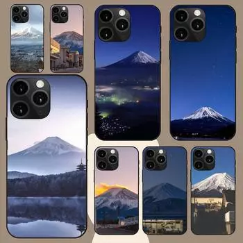 Applicable To IPhone16 Mobile Phone Case, New Couple Outdoor Scenery Snow Mountain Mobile Phone Case iPhone13