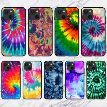 Applicable To IPhone16 Mobile Phone Case, New Color Tie-dye Mobile Phone Case. iPhone13