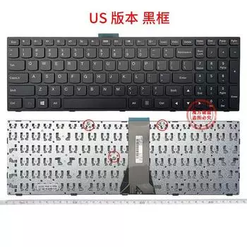 Applicable to Lenovo G50-70 N50-45 Keyboard E50-70/-80 Xiaoxin V4000 Z70-80 M50-70A (Applicable) (Black Box) [New]]