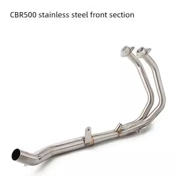 Applicable to Motorcycle Restoration Cb500r/X/F Whole Paragraph CBR500 Stainless Steel Front Section Stern Block Exhaust Pipe CBR500 front section