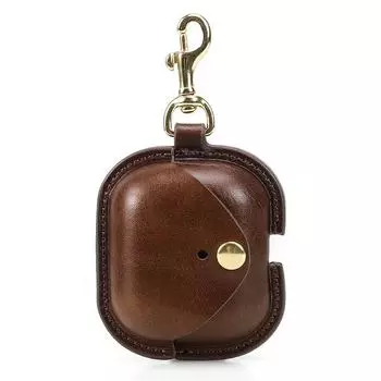 Applicable to Samsung Galaxy Buds3 Earphone Sleeves Buds3pro Bluetooth Earbuds Case Drop-Resistant Cattlehide Protective Case Samsung Galaxy buds3 Galaxy buds3/Pro [Brown]]