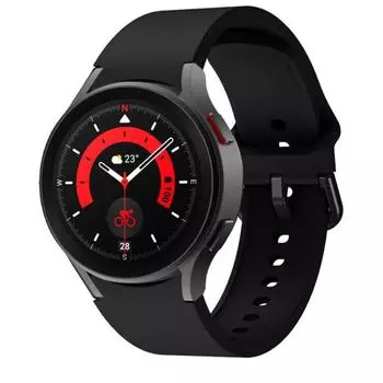 Applicable to Samsung Galaxy Watch 7/5/6 Silicone Watch Strap Neutral Wrist Official 1:1 Color Buckle Black -Galaxy Watch 4/4CLASSIC/5/5PRO/6/6classic/7