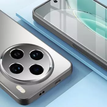 Applicable to vivoX200Pro matte mobile phone case S19 two-color X100 metal lens 18 protective case IQOONEO9 X200