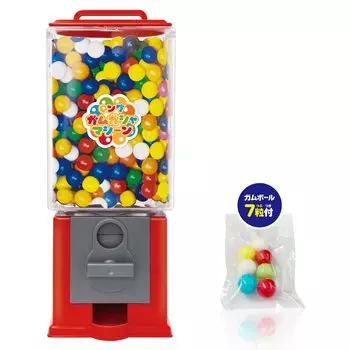 applife Gumball Machine Красная жвачка с бонусным пополнением входит в комплект Жевательная резинка Gacha Gacha Gacha Gum Ball Жевательная резинка Готовая к игре игрушка Игрушка-копилка красный