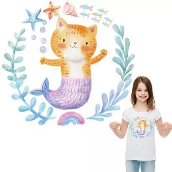 Аппликации с нашивками в виде животных на одежде, термотрансферные футболки, платья, новый дизайн, «сделай сам», горячие переводные картинки для одежды