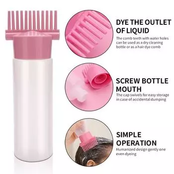 Аппликатор для краски для волос, многоразовая бутылка шампуня, бутылка масла для волос, щетка для волос, расческа для корней, парикмахерская, краска для волос, инструменты для укладки