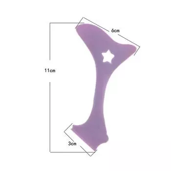 Аппликаторы для подводки глаз, тушь для ресниц, многоразовые трафареты для глаз, аппликаторы для теней для век и губ, вспомогательный инструмент для макияжа розовый
