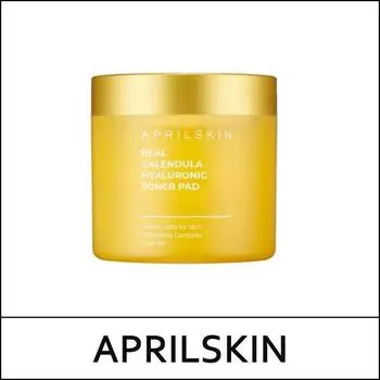 [Апрельский скин] Апрельский скин (воли) Гиалуроновый тонер-диск Real Carendula 60 шт. (140г)