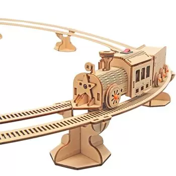 Apricity 3D Puzzle Деревянный 3D Puzzle для взрослых Steam Японская инструкция Видео производства Включен набор для творчества Простая в изготовлении 3D Puzzle